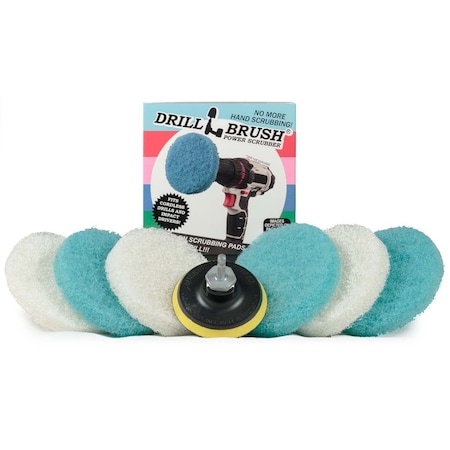 Drillbrush Drill Brush - Kitchen Accessories - Scrub Pads - Shower Cleaner - Bath P4-3WU-3V-QC-DB